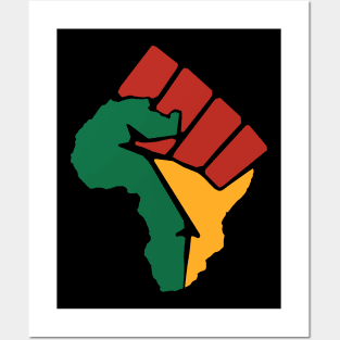 Black Power, Black Fist, Africa Fist, Black Lives Matter Posters and Art